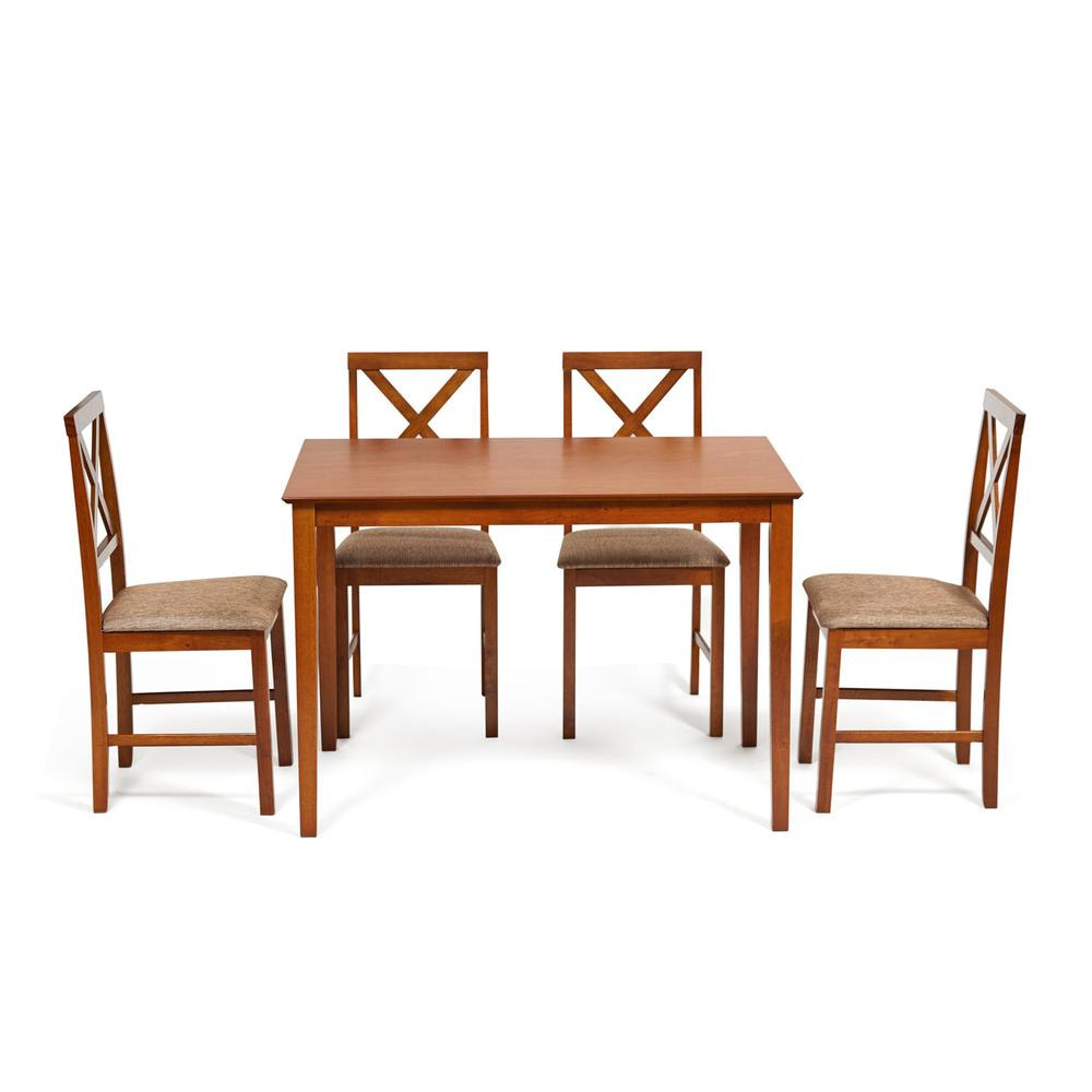 Обеденный комплект Хадсон (стол + 4 стула)/ Hudson Dining Set TETC13831