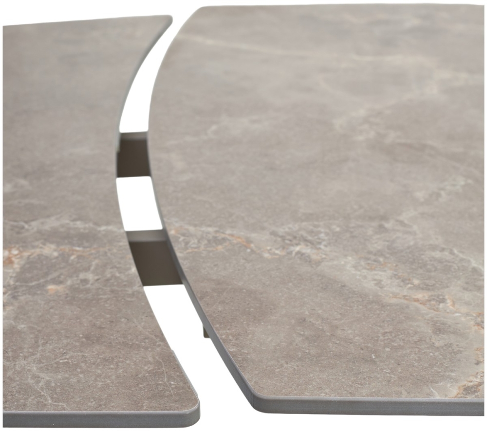 Товар Стол BALDE 140 MATT LATTE STONE SOLID CERAMIC / TAUPE, ®DISAUR MC64098