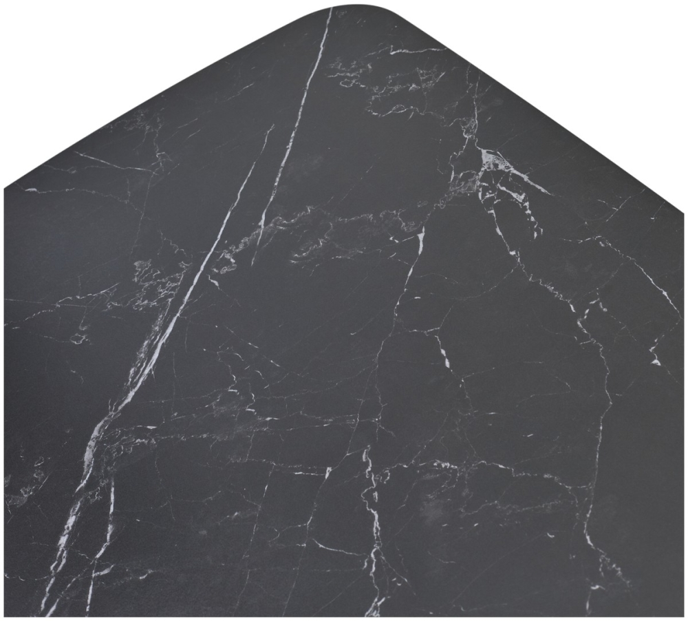 Товар Стол BLANCO 160 MATT BLACK MARBLE SOLID CERAMIC / Орех, ®DISAUR MC64130