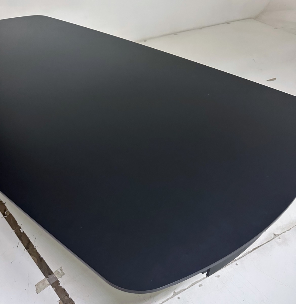 Товар Стол DESIO 180 PURE BLACK SOLID CERAMIC Черный мрамор матовый, керамика/Черный каркас, ®DISAUR MC63708