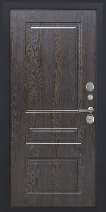 Товар Дверь Аура ФЛ-701 (10мм, дуб шоколад) LUX183580