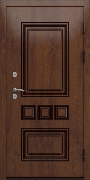 Товар Дверь Аура ФЛ-701 (10мм, дуб шоколад) LUX183580