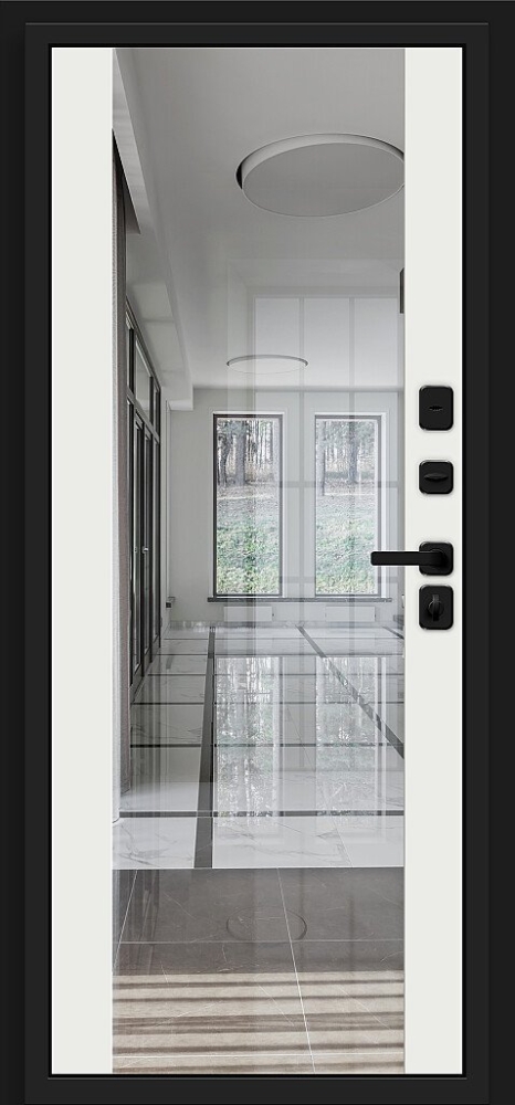 Товар Дверь Матрикс-3 Total Black/Off-white BR4845