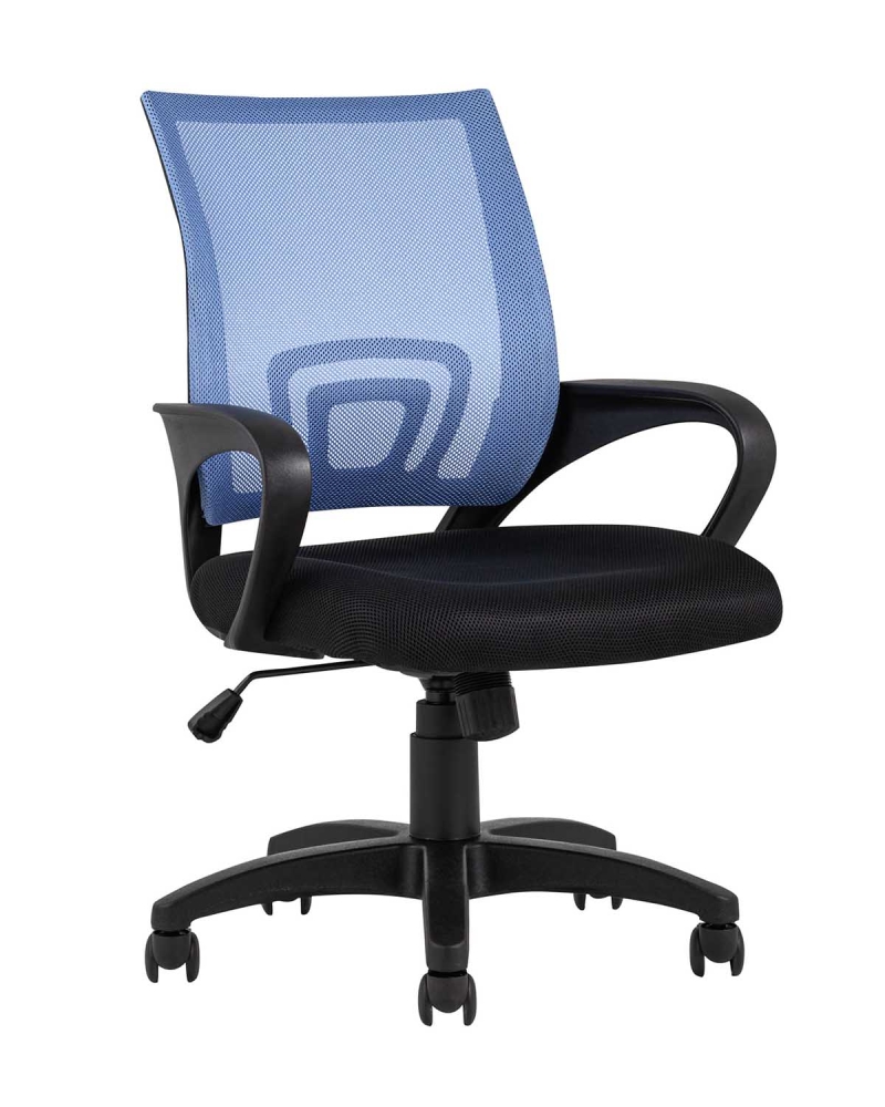 Кресло офисное TopChairs Simple голубое SG1602