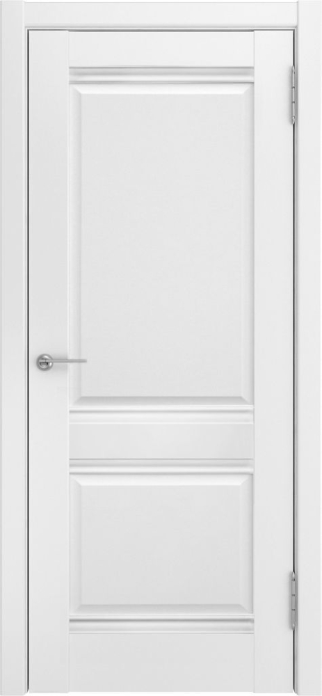 Межкомнатная дверь ЛУ-51 (Белый эмалит)