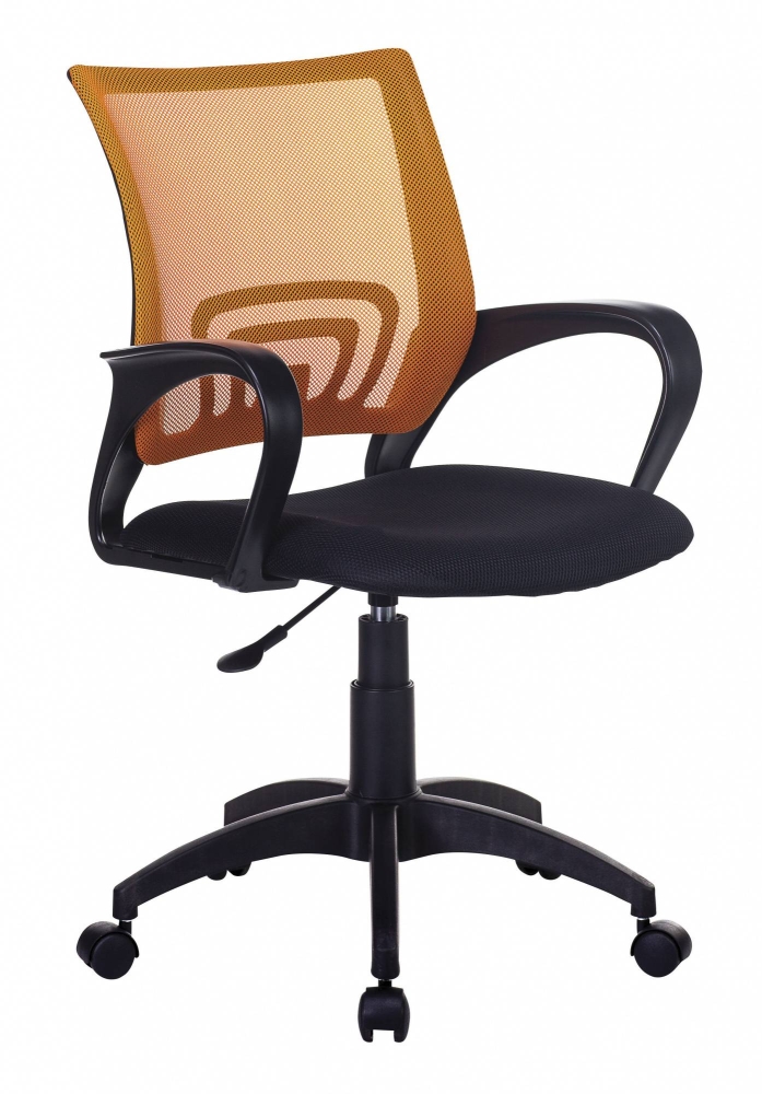 Кресло Бюрократ CH-695NLT оранжевый TW-38-3 сиденье черный TW-11 сетка/ткань крестовина пластик SG11037