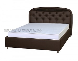 Кровать Валенсия-1 шоколад Браво