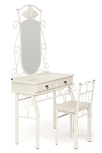 Столик туалетный CANZONA (столик/зеркало + стул) TETC10392