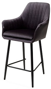 Полубарный стул Роден Blitz 14 Графит, велюр (H=65cm) M-City MC62820