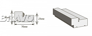 Товар Коробка 2100x70x35 Ч-40 (у,п) BRK1493