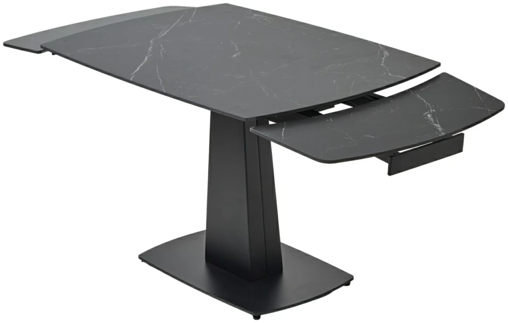 Товар Стол BALDE 140 MATT BLACK MARBLE SOLID CERAMIC / BLACK, ®DISAUR MC64100