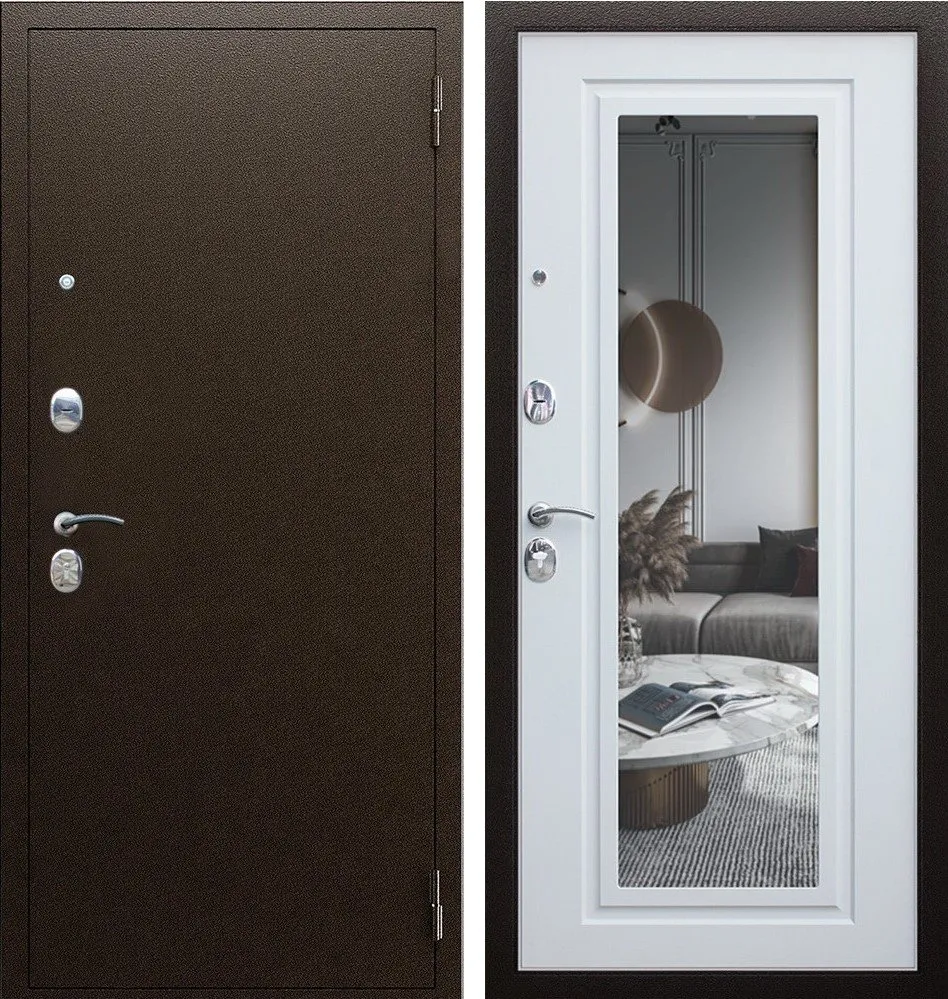 Фото Дверь Комфорт с зеркалом DIS006672