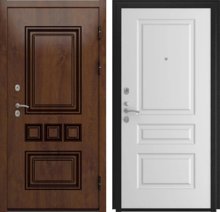 Дверь Аура Эмаль L-2 (16мм, белая эмаль) LUX183784