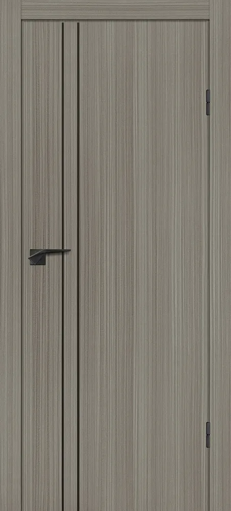 Фото Межкомнатная дверь P-20 AL черный молдинг Эвкалипт португальский