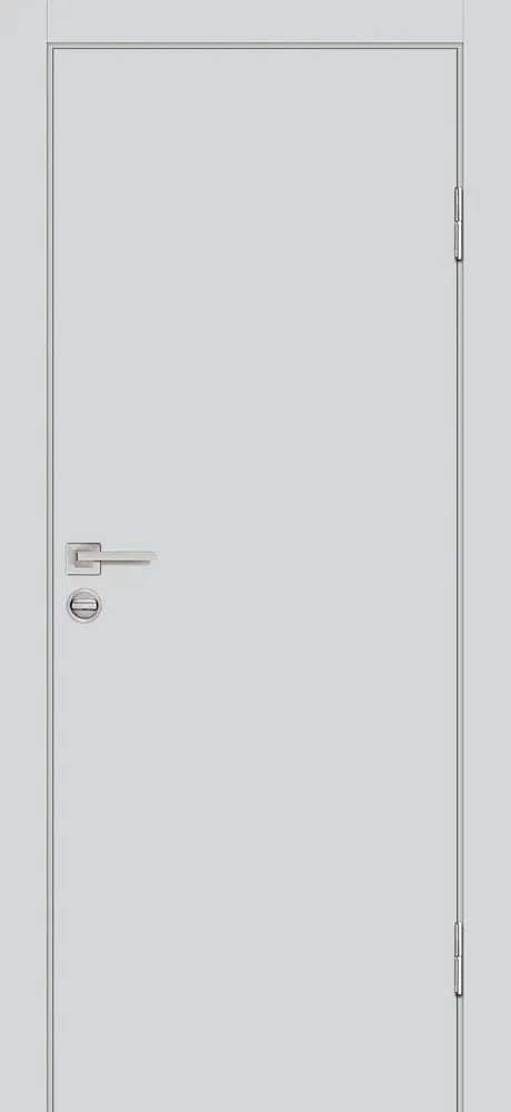 Фото Межкомнатная дверь ДГ гладкое Светло серый