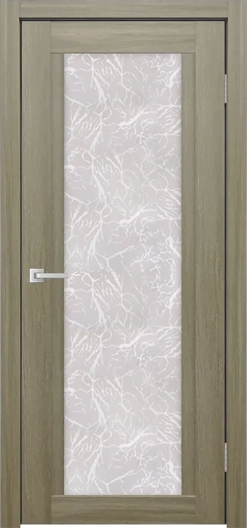 Фото Межкомнатная дверь Легенда К-11 Тон Неаполь Остекление Гранит прозрачный