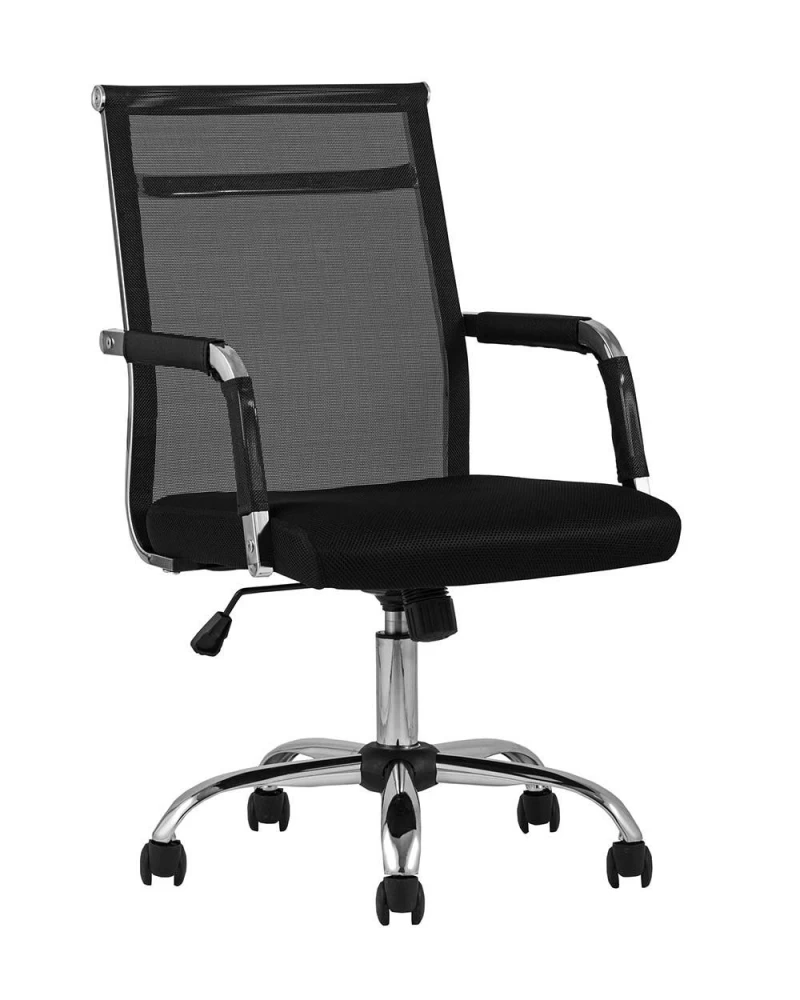 Кресло офисное TopChairs Clerk черное SG1196