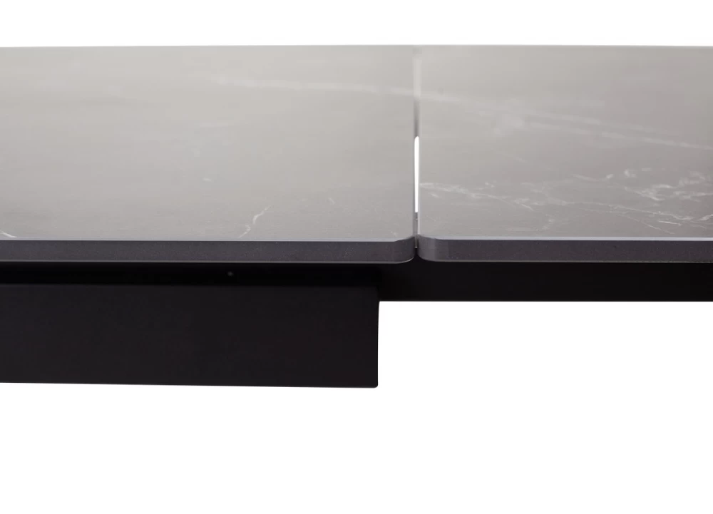 Товар Стол FORIO 160 MATT BLACK MARBLE SOLID CERAMIC / BLACK, ®DISAUR MC63080