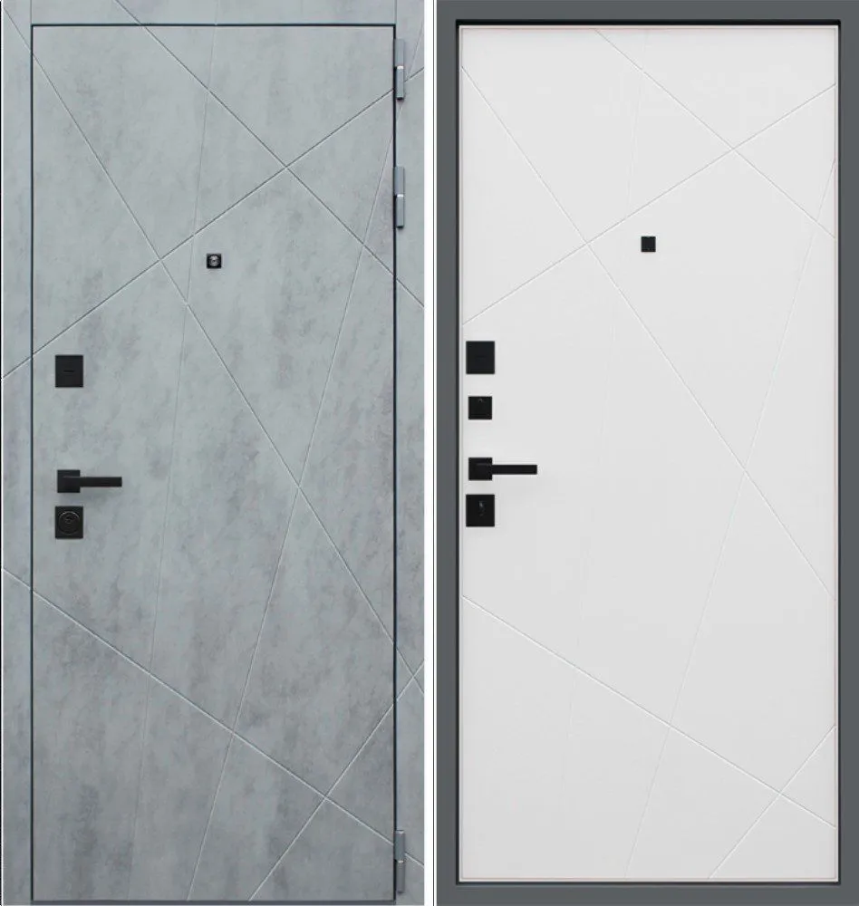 Фото Дверь Дуэт Б белый матовый DIS006676