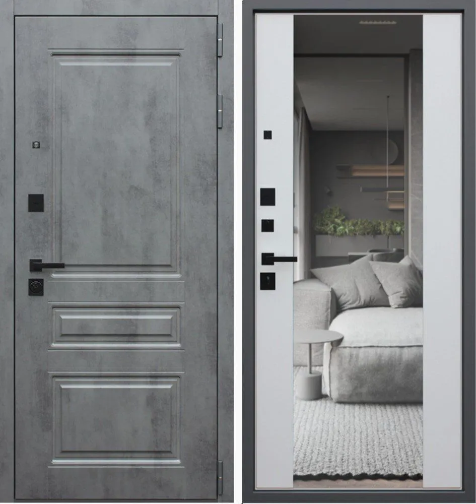 Фото Дверь Лира с зеркалом DIS006688