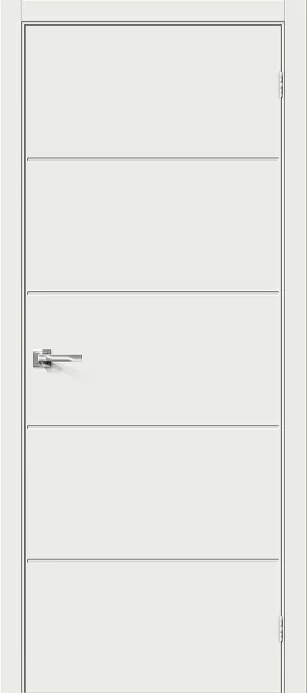 Межкомнатная дверь Граффити-1.Д Super White BR5437
