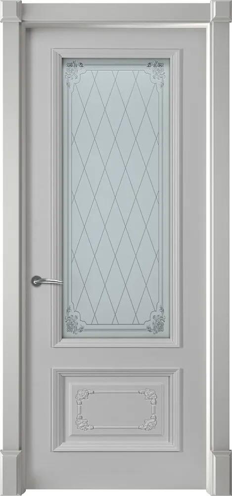 Фото Межкомнатная дверь Смальта 20.2 Светло-серый RAL 7047