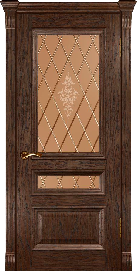 Межкомнатная дверь Фараон-2 (ДО мореный дуб, 900x2000)